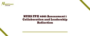 NURS FPX 4005 Assessment 1 Collaboration and Leadership Reflection